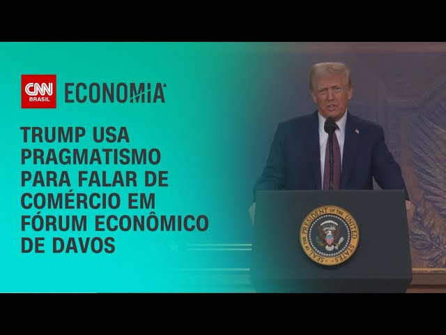 Trump usa pragmatismo para falar de comércio em Fórum Econômico de Davos | CNN 360°