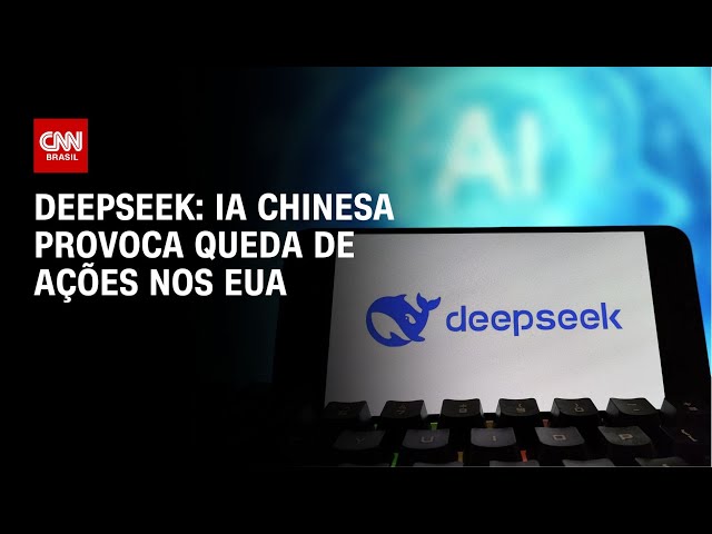 Deepseek: IA chinesa provoca queda de ações nos EUA | CNN 360°