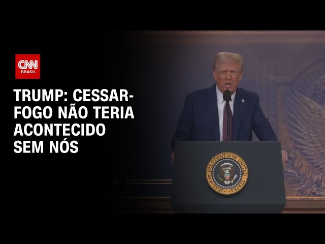 Trump: Cessar-fogo não teria acontecido sem nós | CNN 360°