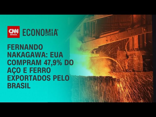 Fernando Nakagawa: EUA compram 47,9% do aço e ferro exportados pelo Brasil | BASTIDORES CNN