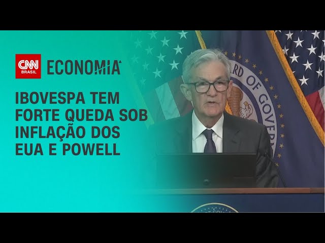 Ibovespa tem forte queda sob inflação dos EUA e Powell | CNN PRIME TIME