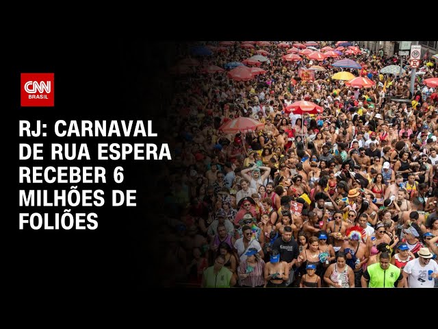 RJ: Carnaval de rua espera receber 6 milhões de foliões | CNN 360°