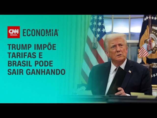 Trump impõe tarifas e Brasil pode sair ganhando | CNN 360º