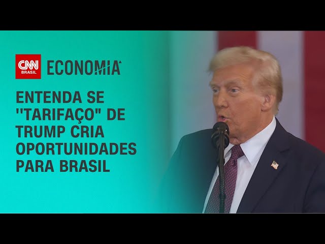 Entenda se ''tarifaço" de Trump cria oportunidades para Brasil | LIVE CNN