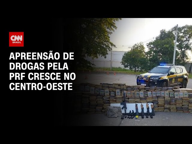 Apreensão de drogas pela PRF cresce no centro-oeste | CNN PRIME TIME