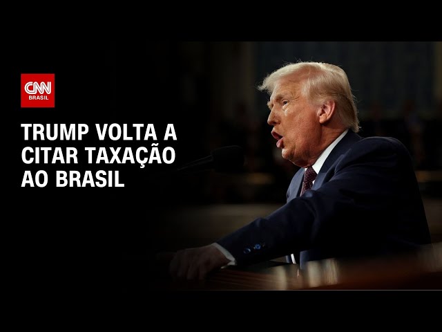 Trump cita novas tarifas ao Brasil durante discurso no Congresso dos EUA | CNN NOVO DIA