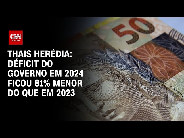 Thais Herédia: Déficit do governo em 2024 ficou 81% menor do que em 2023 | CNN PRIME TIME