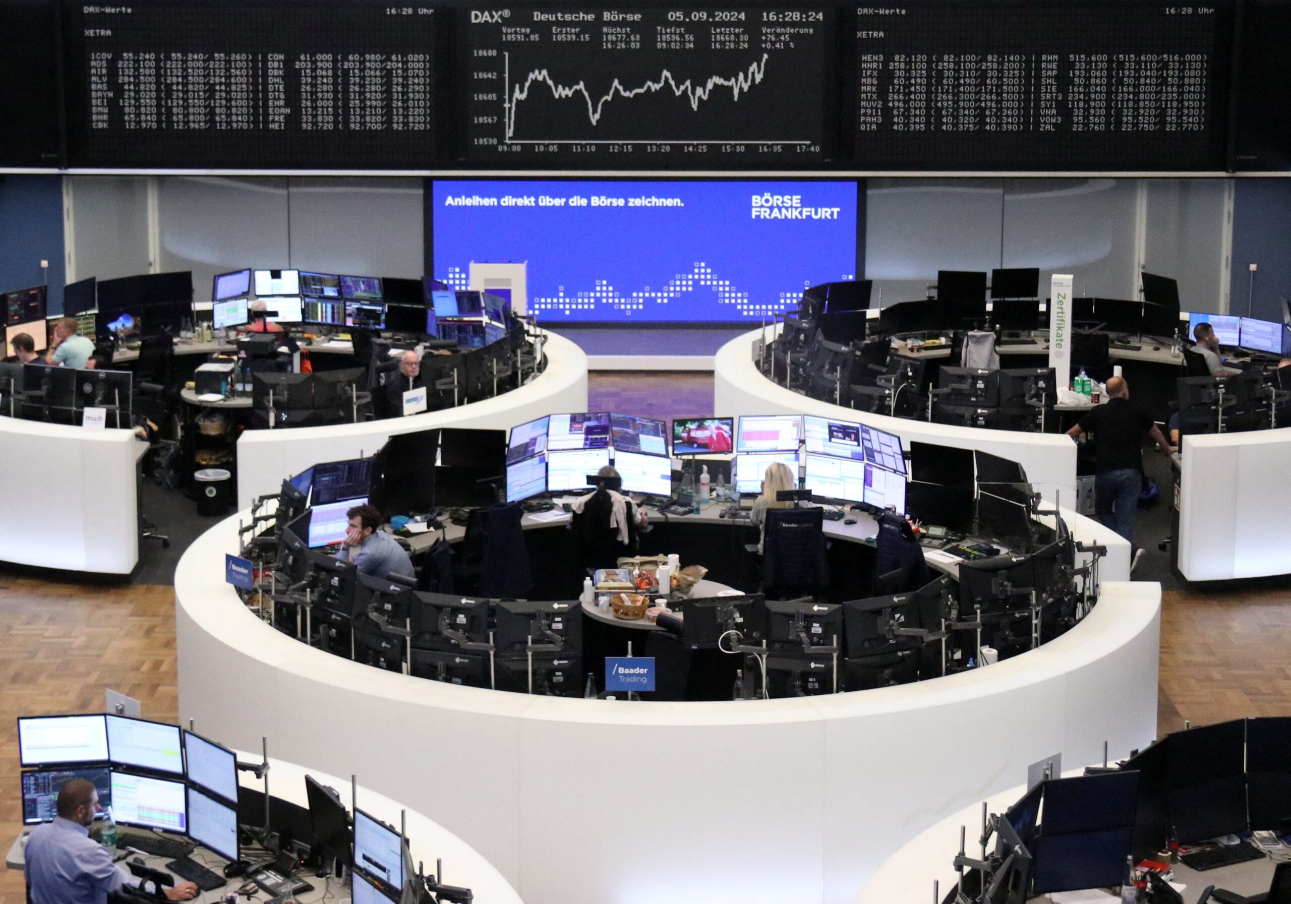 Bolsas da Europa caem mais de 2% com tarifas recíprocas em vigor