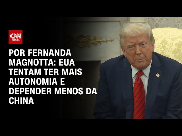 Análise: EUA tentam ter mais autonomia e depender menos da China | CNN 360°