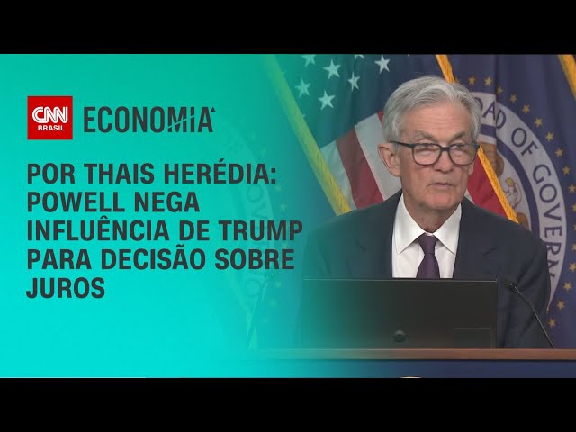 Análise: Powell nega influência de Trump para decisão sobre taxa de juros | CNN PRIME TIME