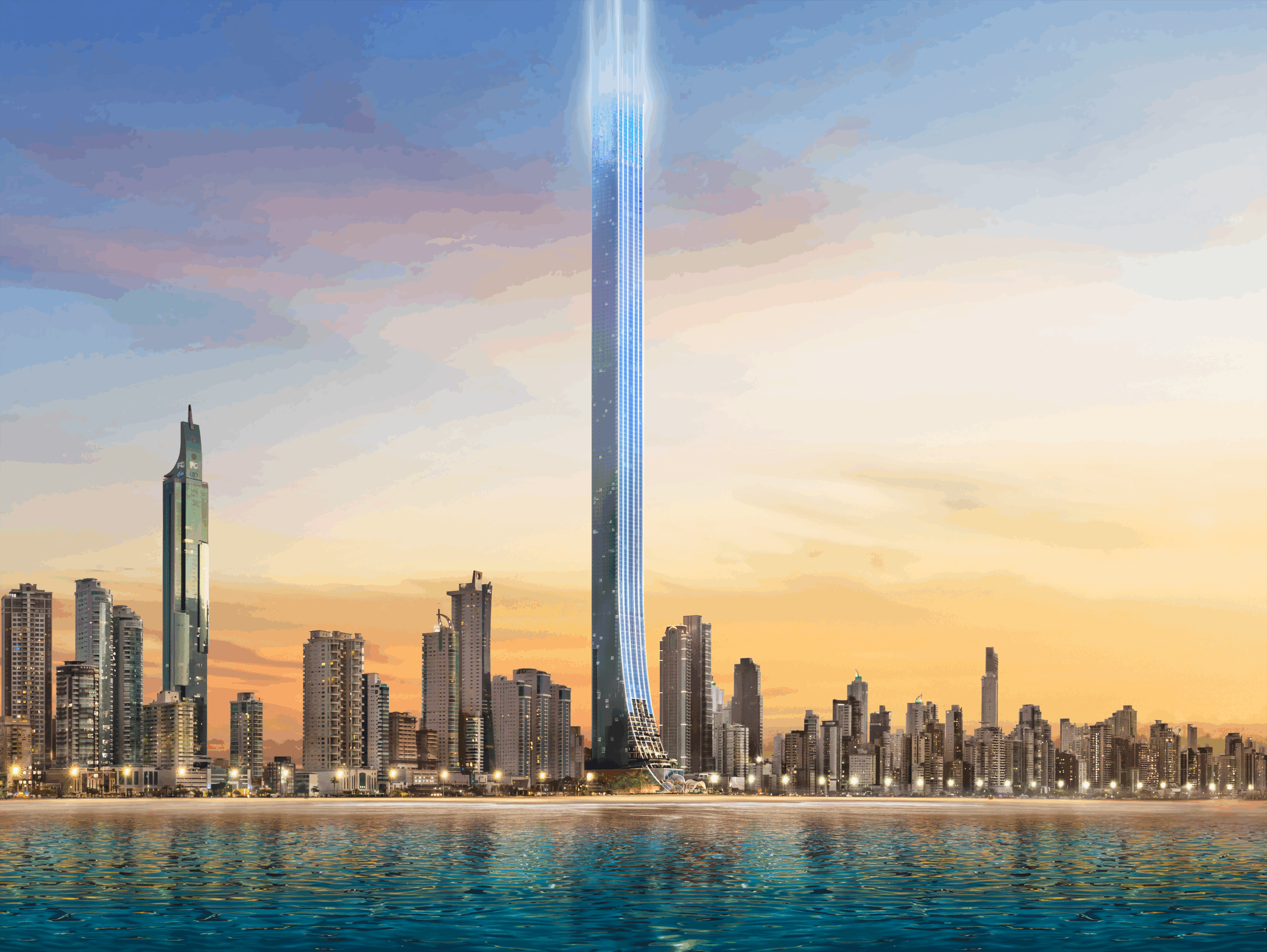 Senna Tower: prédio residencial mais alto do mundo será em BC; veja detalhe