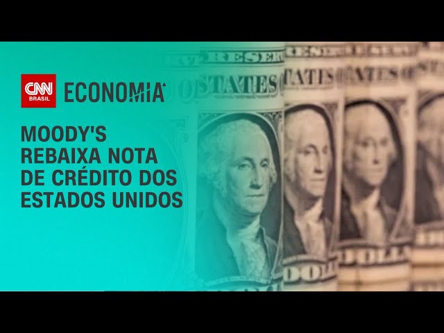Moody’s rebaixa nota de crédito dos EUA e tira classificação de “AAA” | CNN PRIME TIME